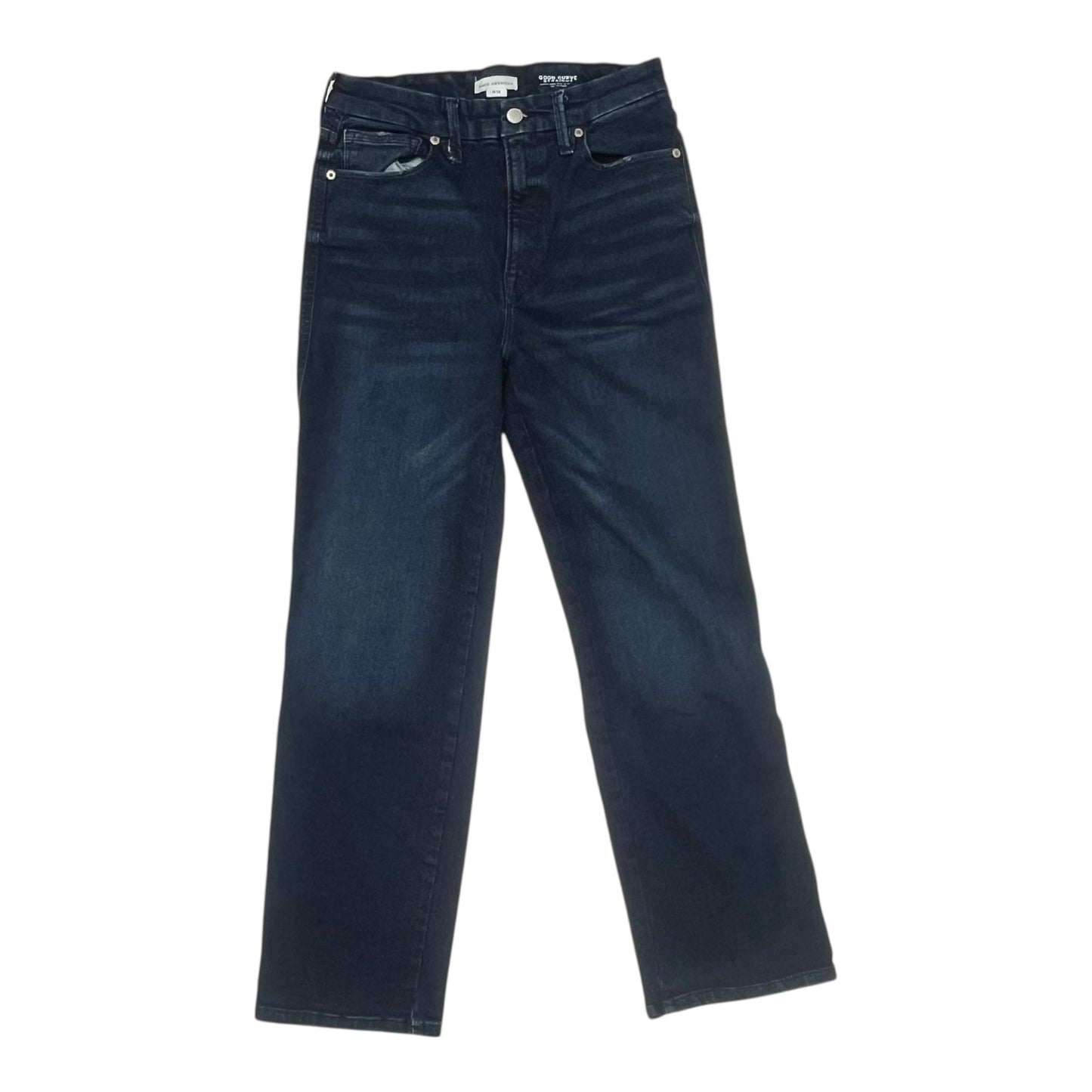 Jeans Straight By Good American In Blue Denim, Size:6