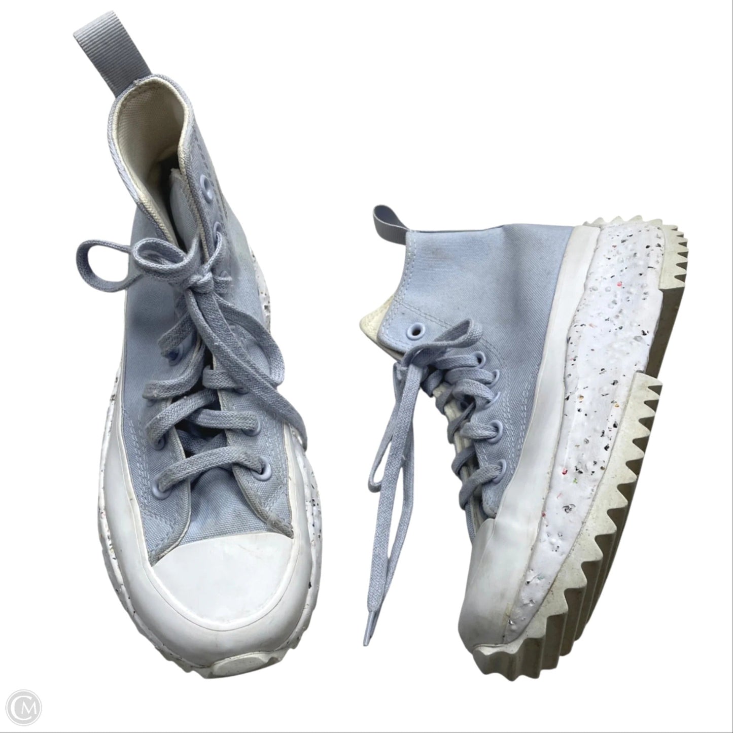 Shoes Sneakers By Converse In Blue & White, Size: 6.5
