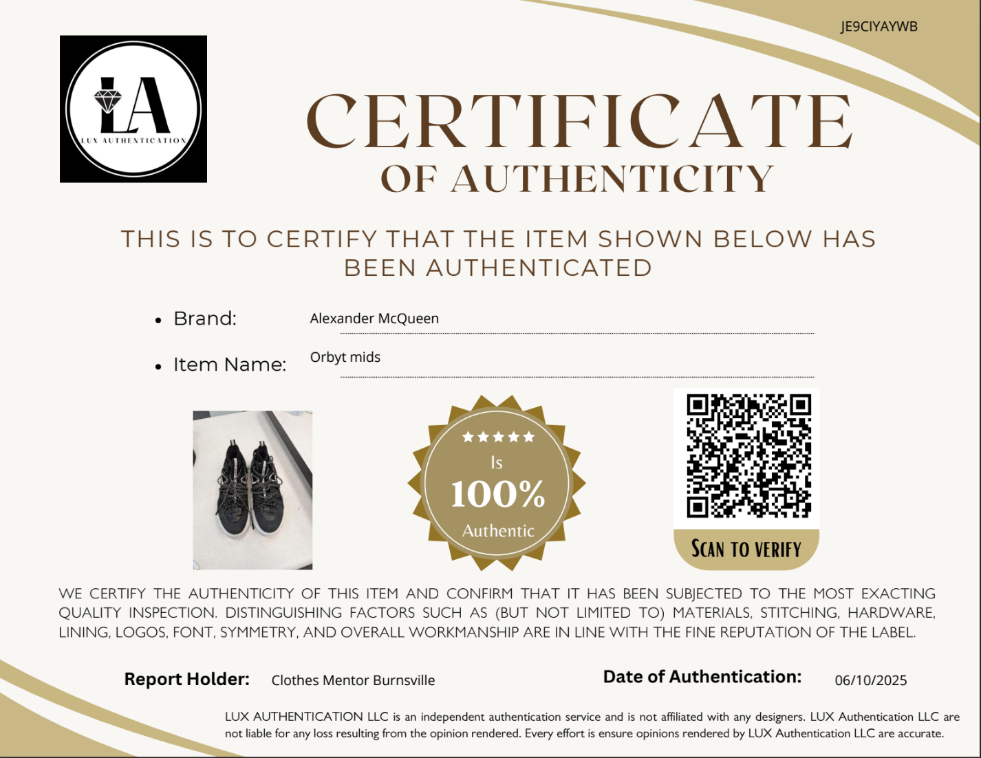 Shoes Luxury Designer By Alexander Mcqueen In Black & White, Size:9