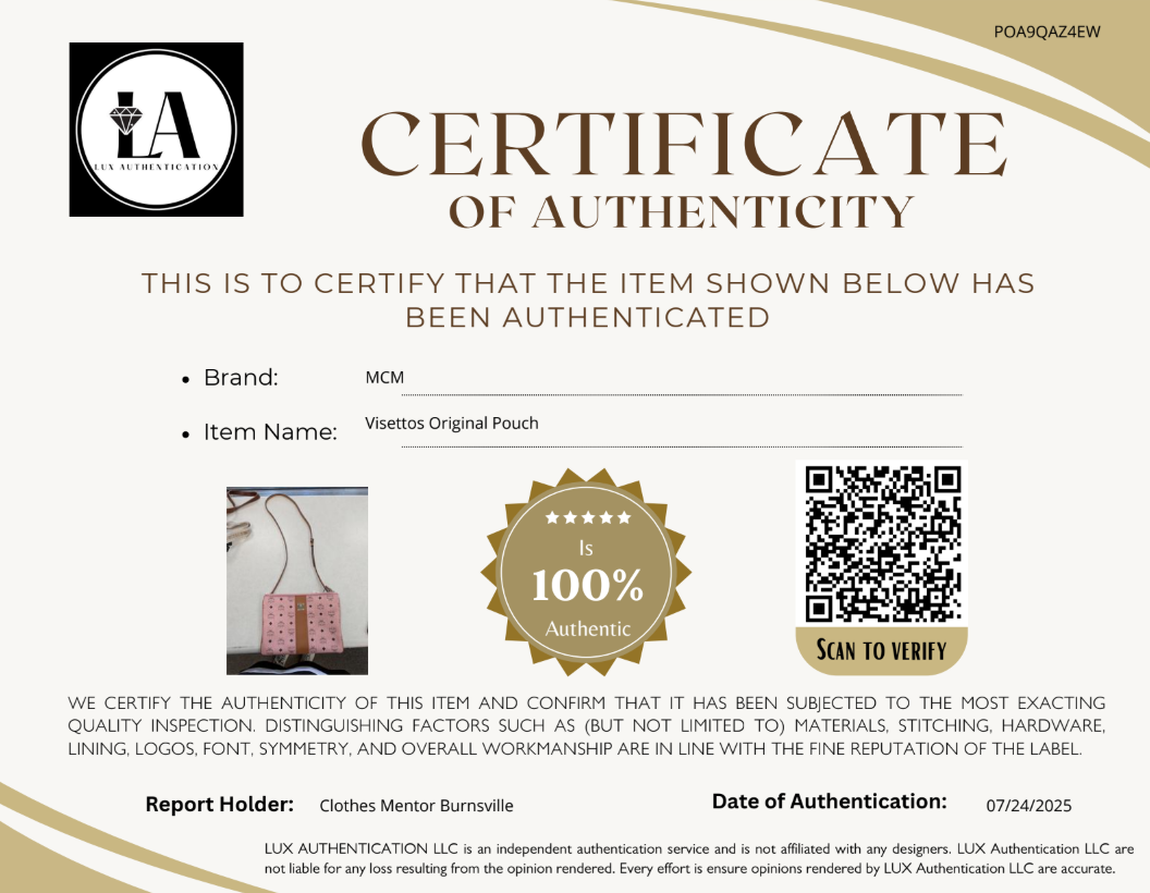 Handbag Luxury Designer By Mcm In Pink, Size:Medium