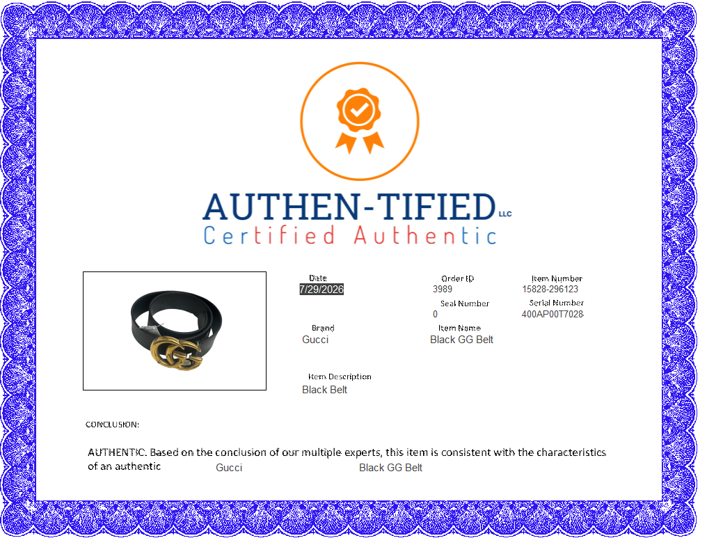 Belt Luxury Designer By Gucci