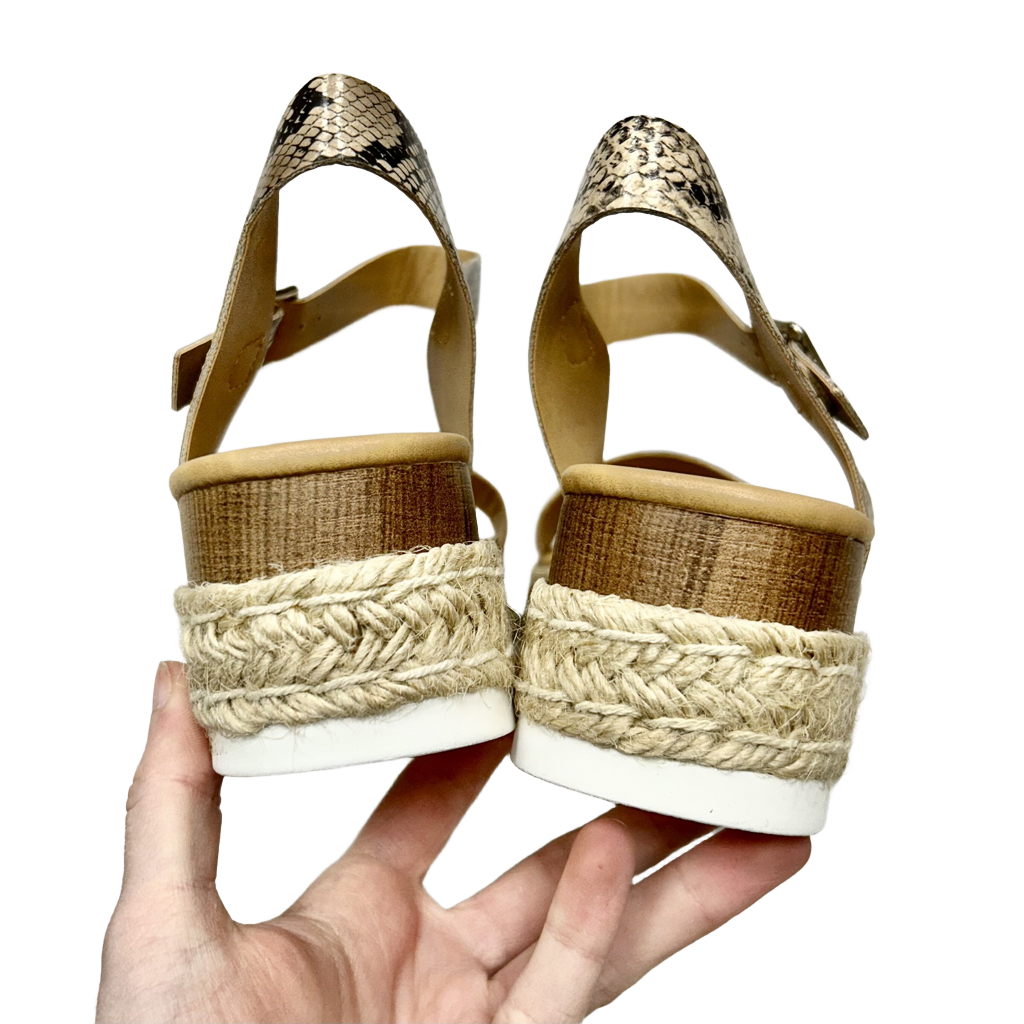 Sandals Heels Platform By Soda  Size: 7