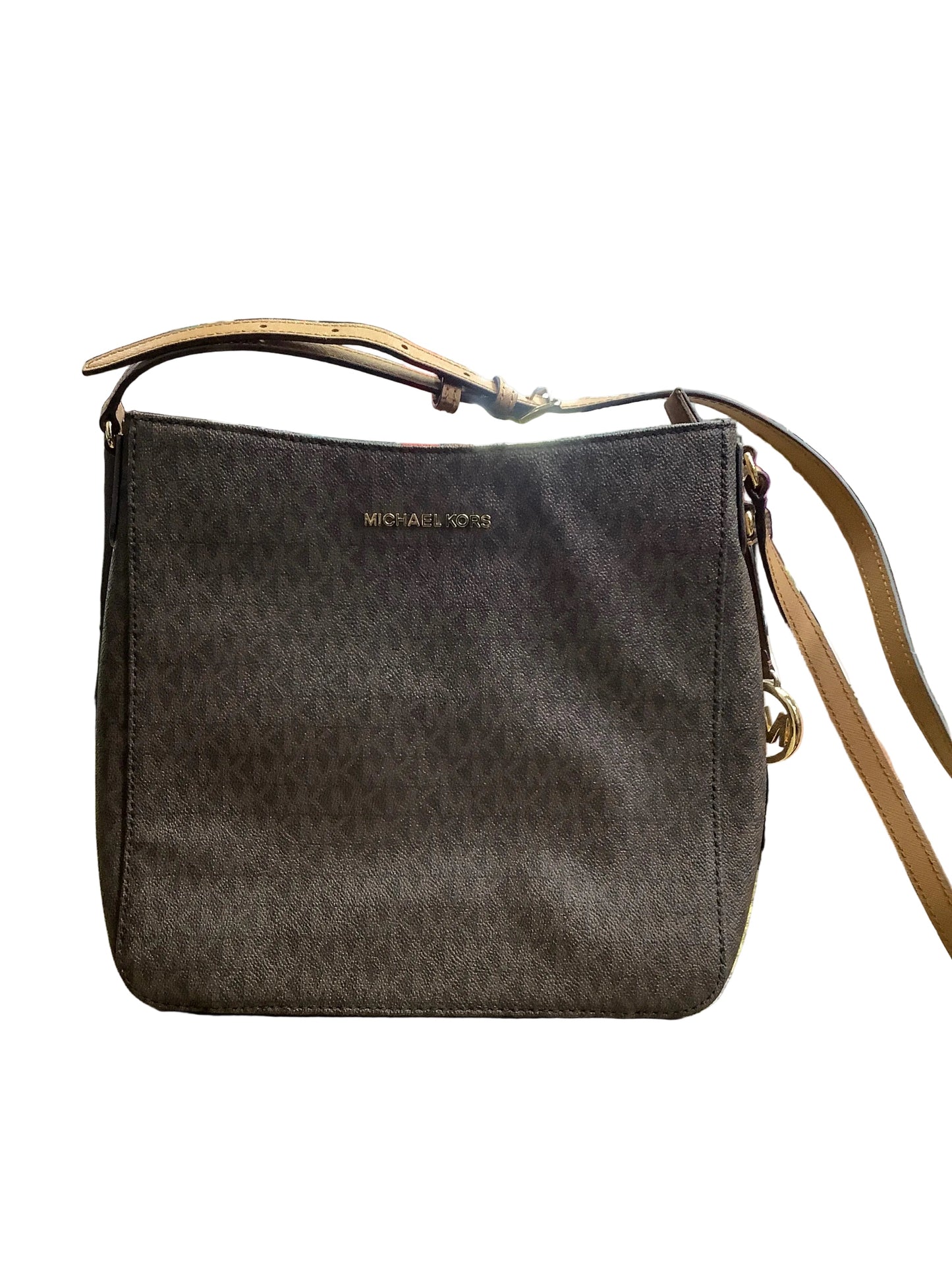 Handbag Designer By Michael Kors In Brown, Size:Medium