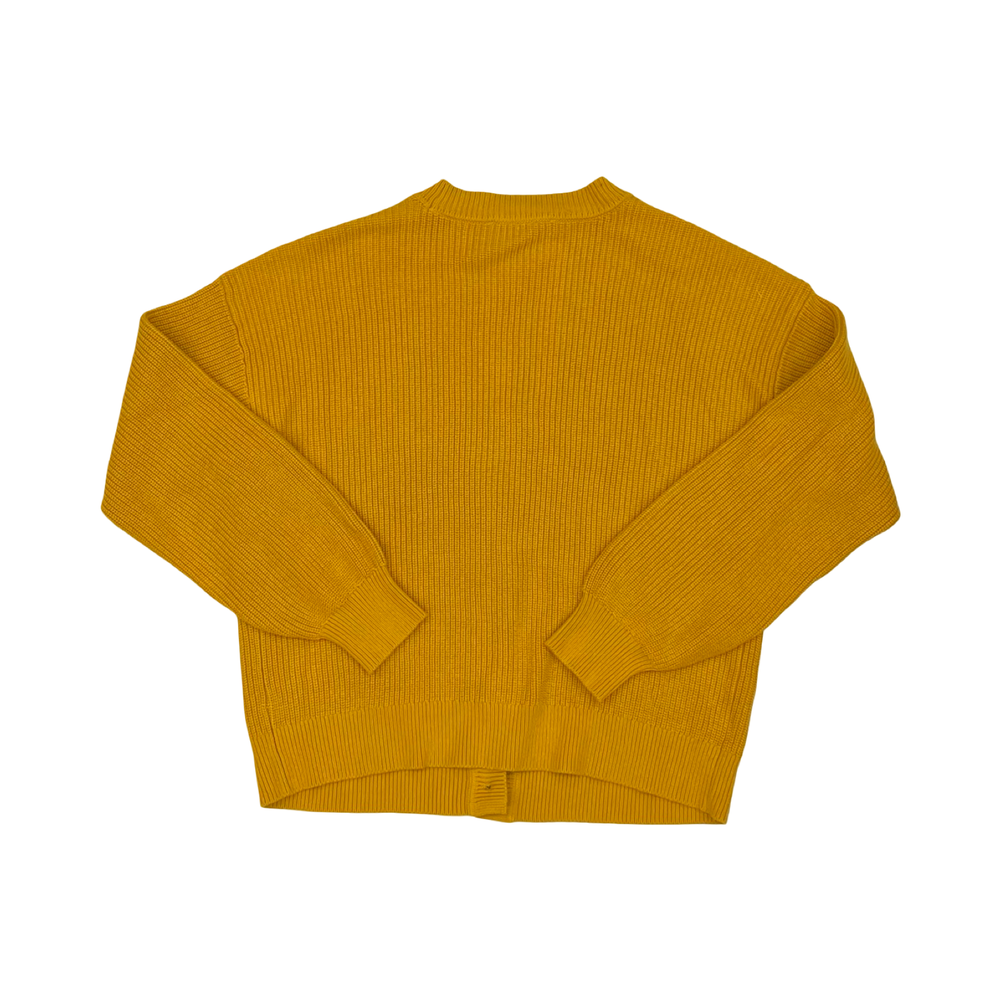 Sweater Cardigan By Loft In Yellow, Size:Xl