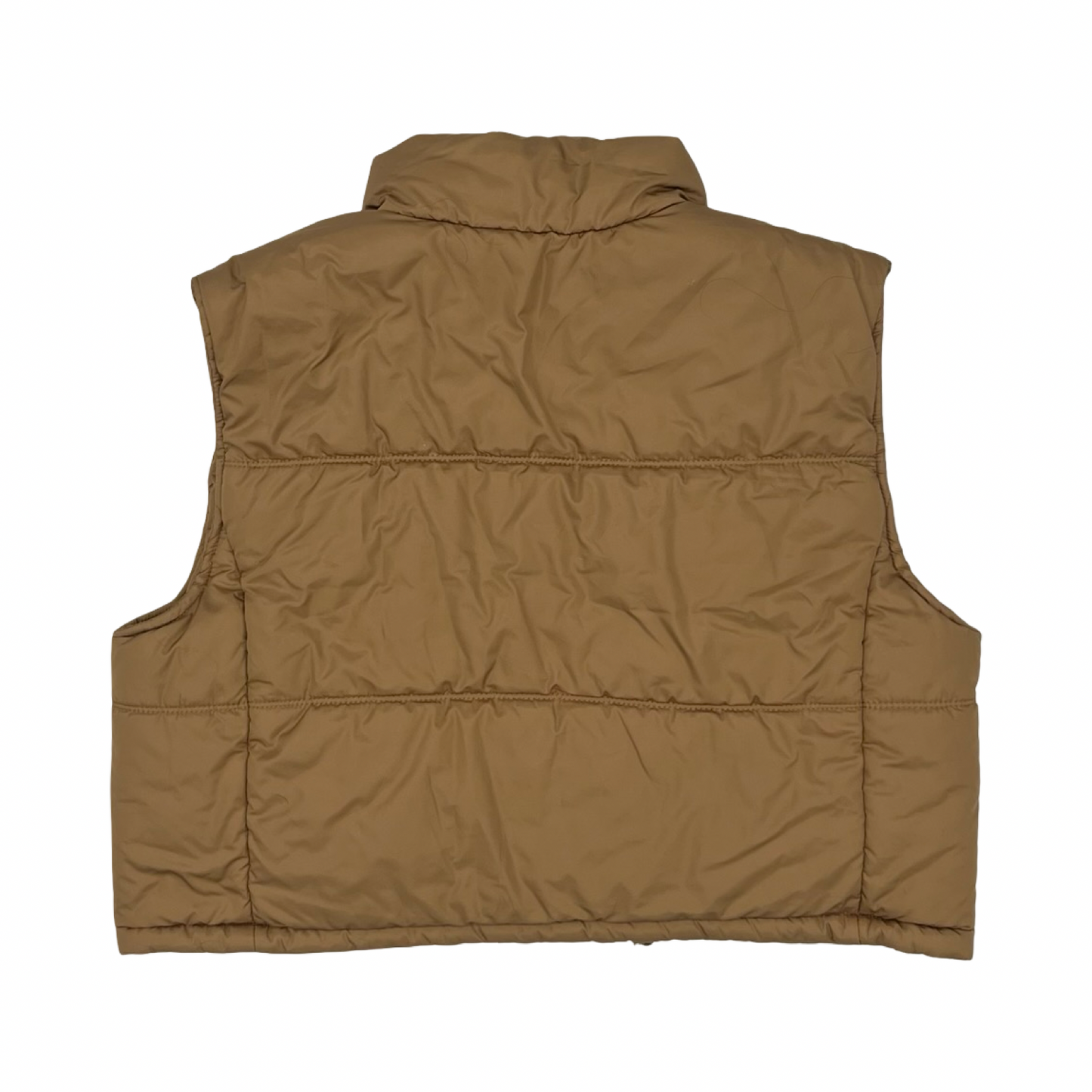 Vest Puffer & Quilted By Thread And Supply In Brown, Size:Xl