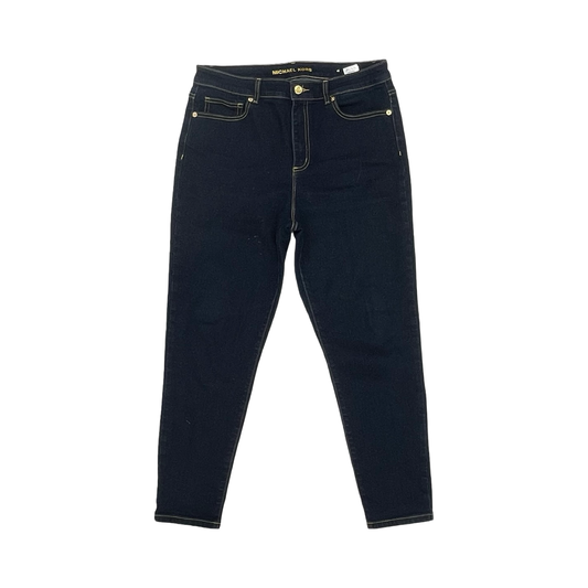Jeans Designer By Michael Kors In Blue Denim, Size:12