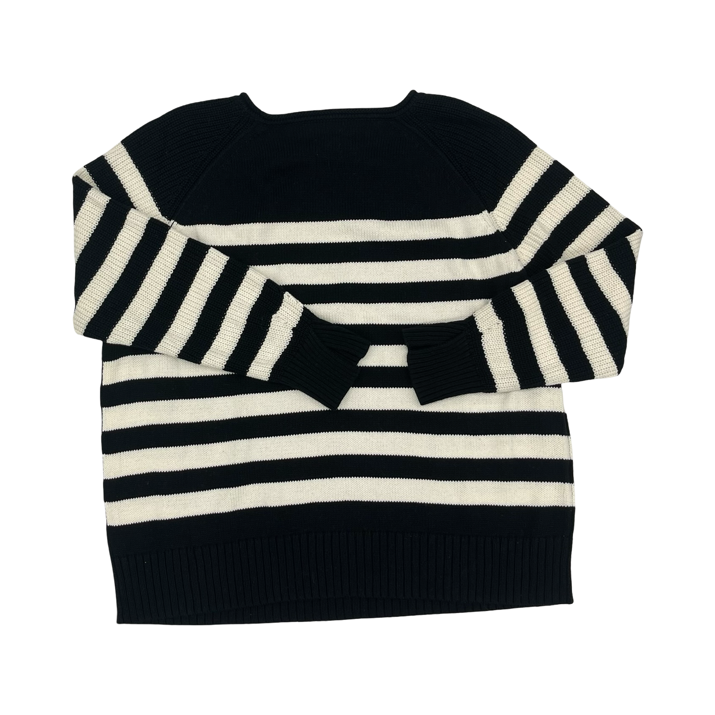 Sweater By Aerie In Black & Cream, Size:Xl
