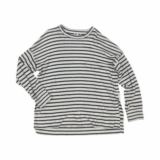 Top Ls By Aerie In Blue & White, Size:L
