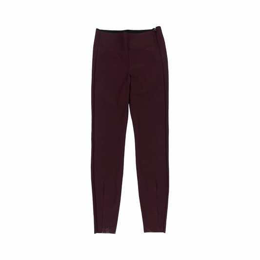 Athletic Leggings By Athleta In Maroon, Size:S
