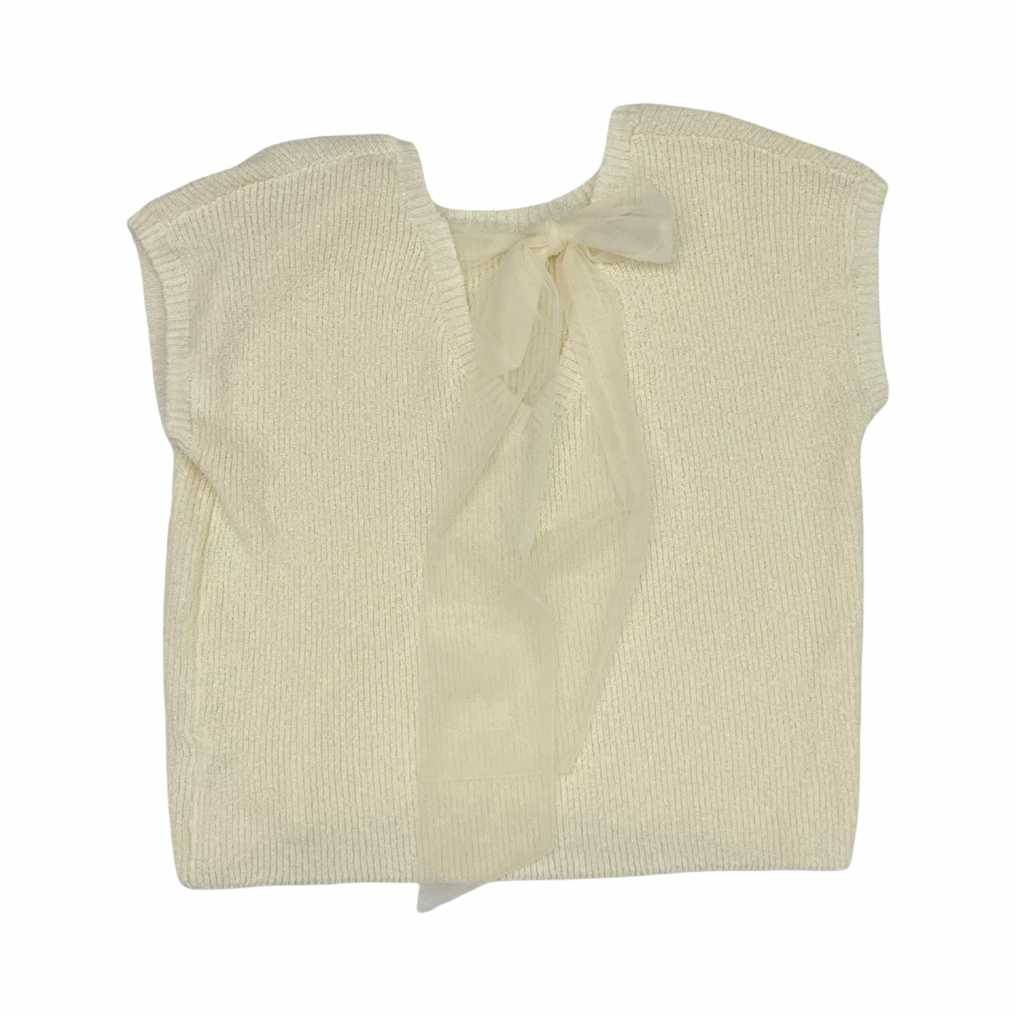 Sweater Ss By Blu Pepper In Cream, Size:L