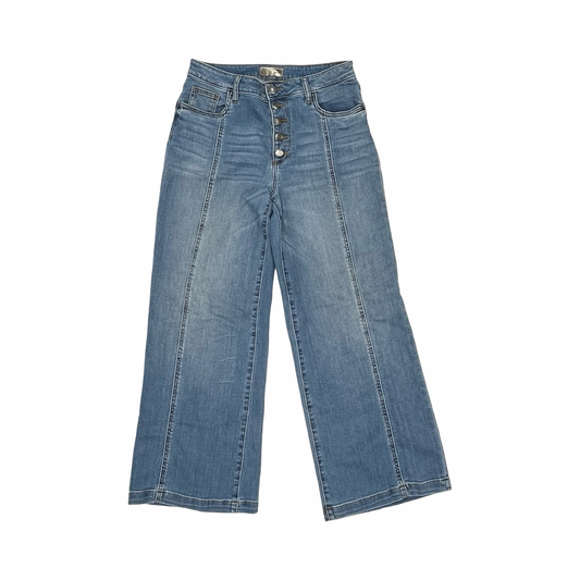 Jeans Wide Leg By Kut In Blue Denim, Size:2