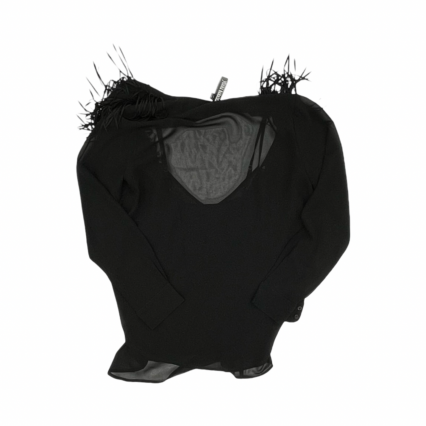 Blouse Ls By Cmb In Black, Size:L