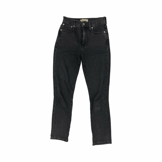 Jeans Skinny By Madewell In Black Denim, Size:0