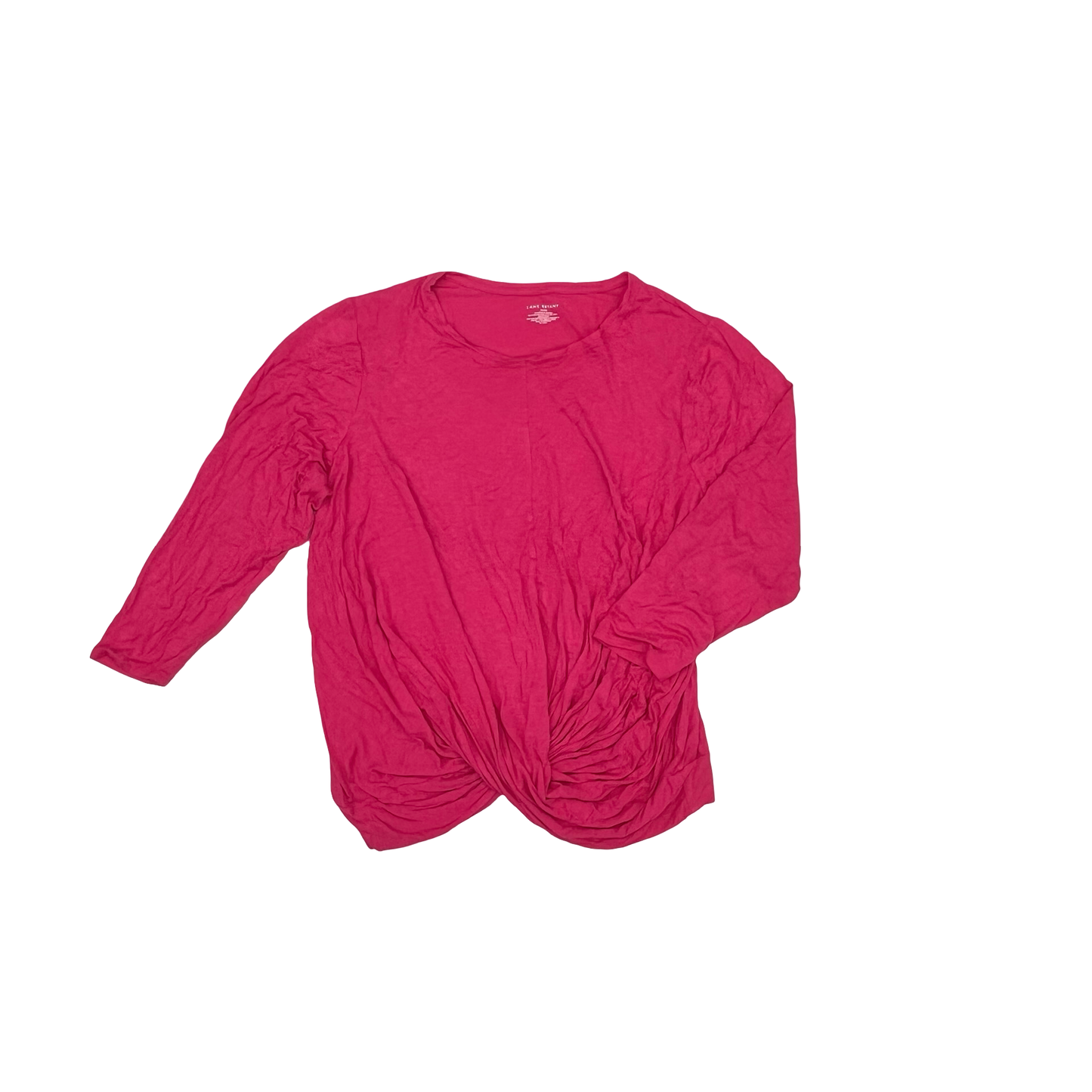 Top 3/4 Sleeve By Lane Bryant In Pink, Size:4X