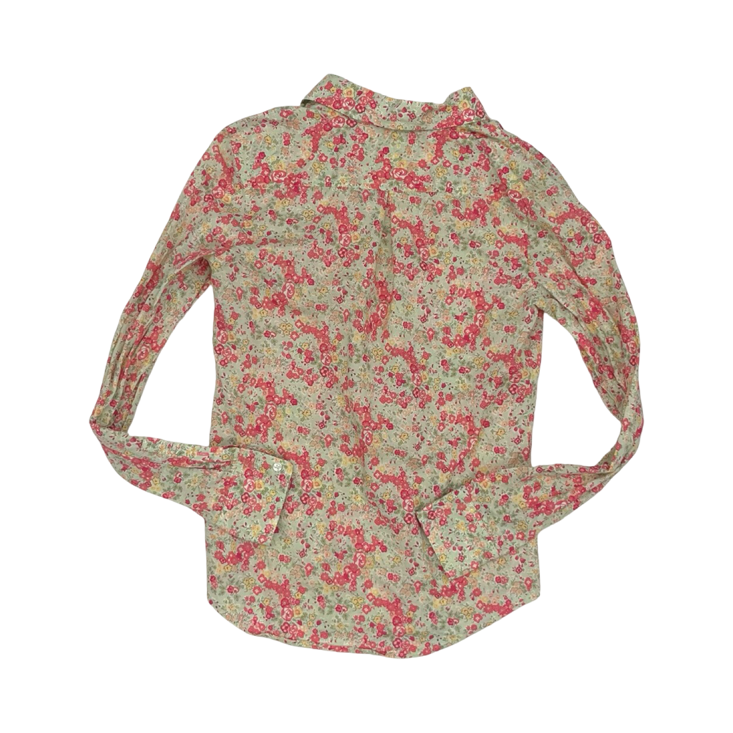 Blouse Ls By American Eagle In Floral Print, Size:S