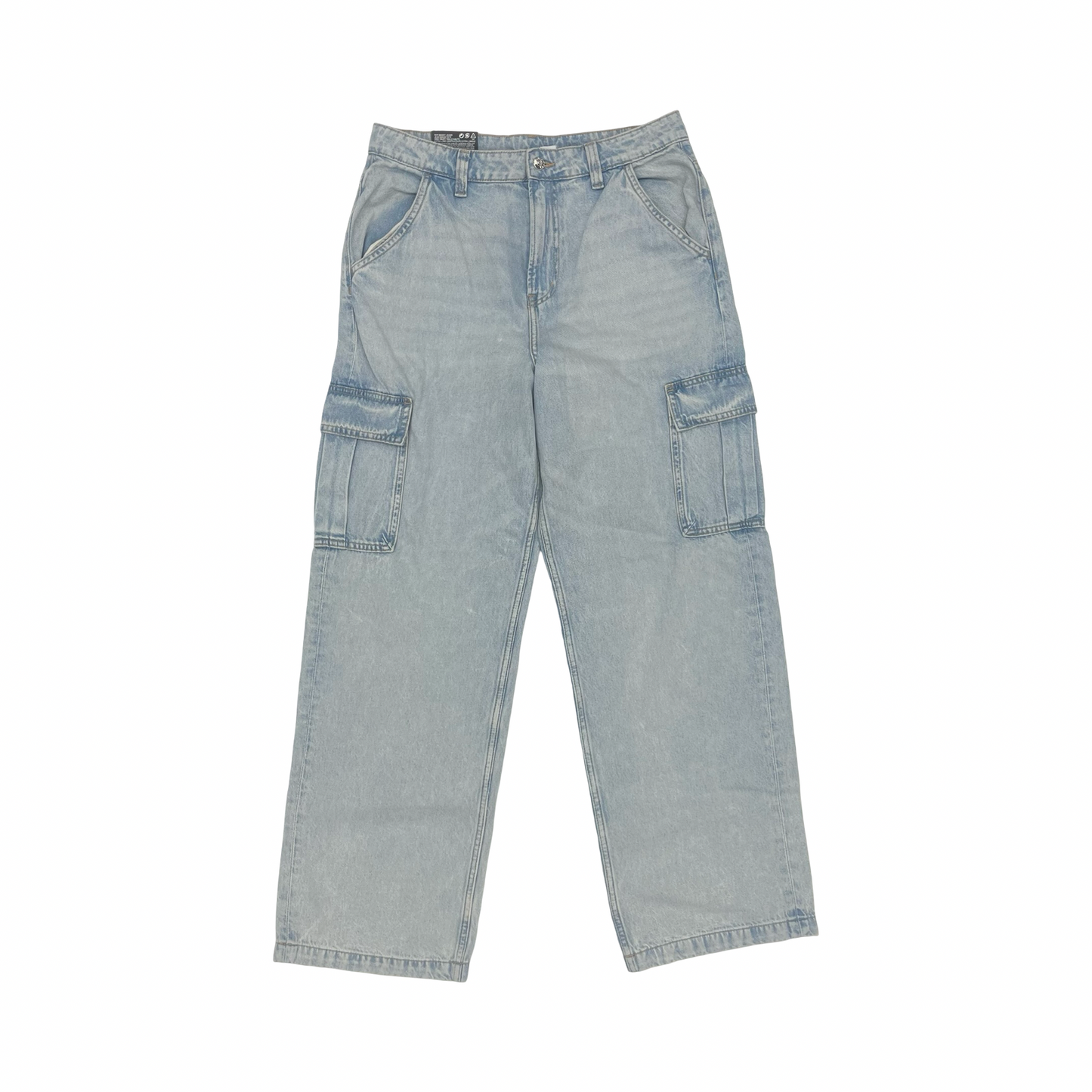 Jeans Straight By Divided In Blue Denim, Size:10