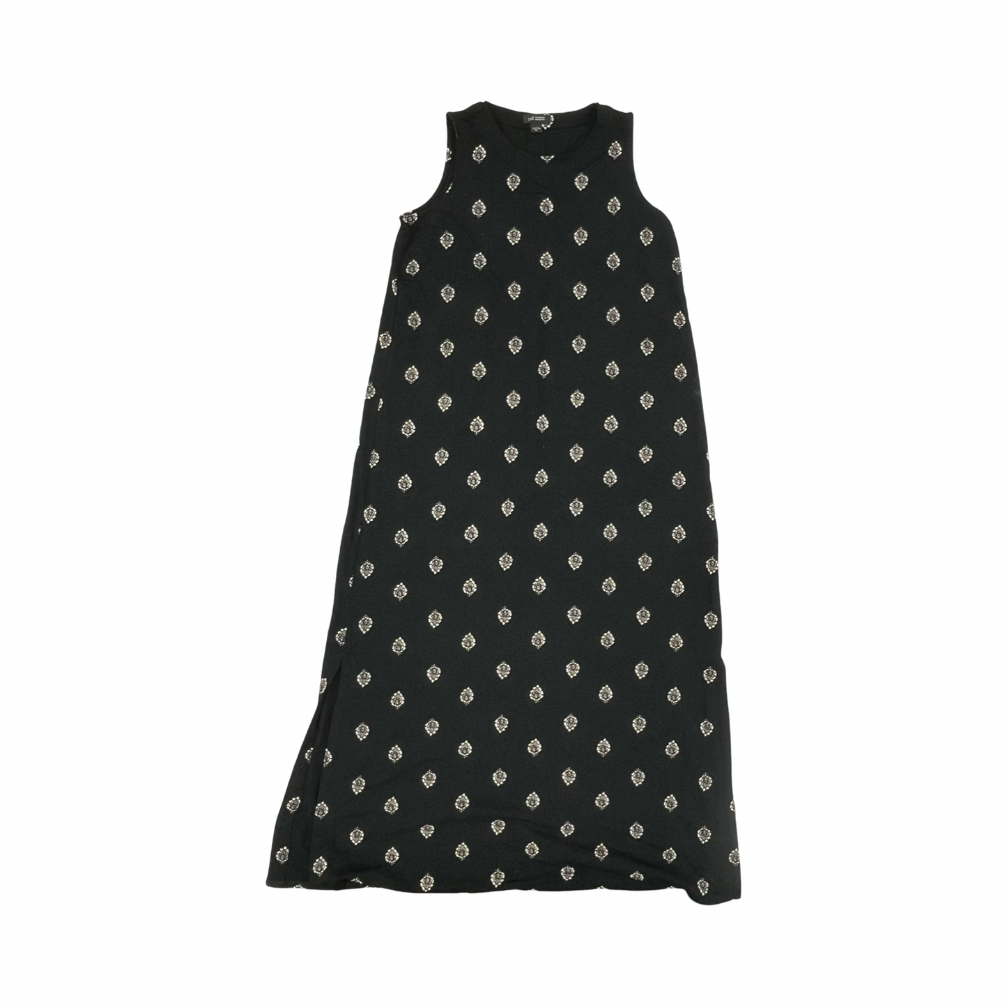 Dress Casual Midi By J. Jill In Black & Brown, Size:Xs