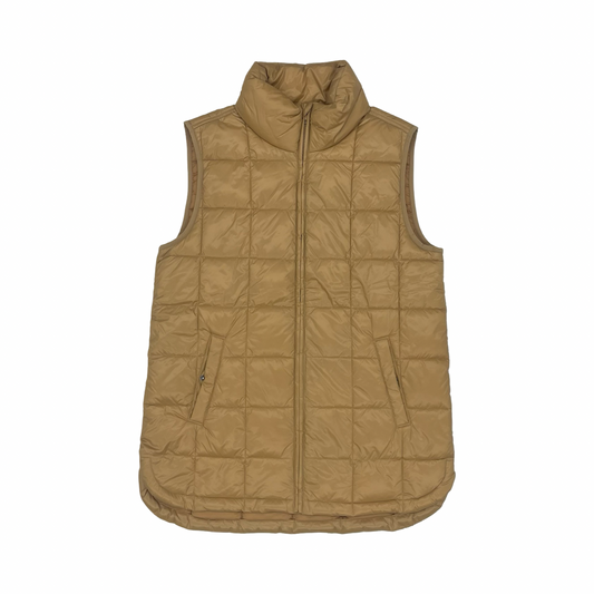 Vest Puffer & Quilted By Gap In Brown, Size:M