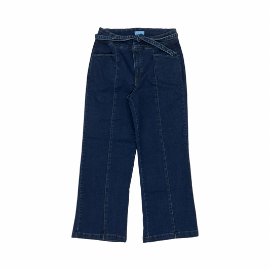 Jeans Wide Leg By Draper James In Blue Denim, Size:12