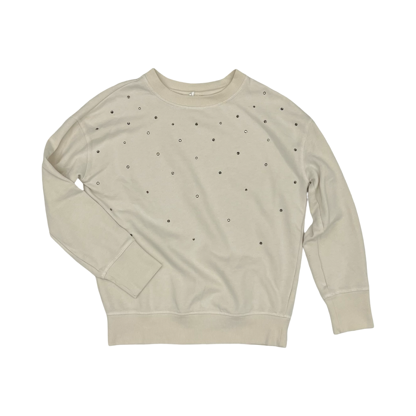 Sweatshirt Crewneck By Maurices In Cream, Size:Xs