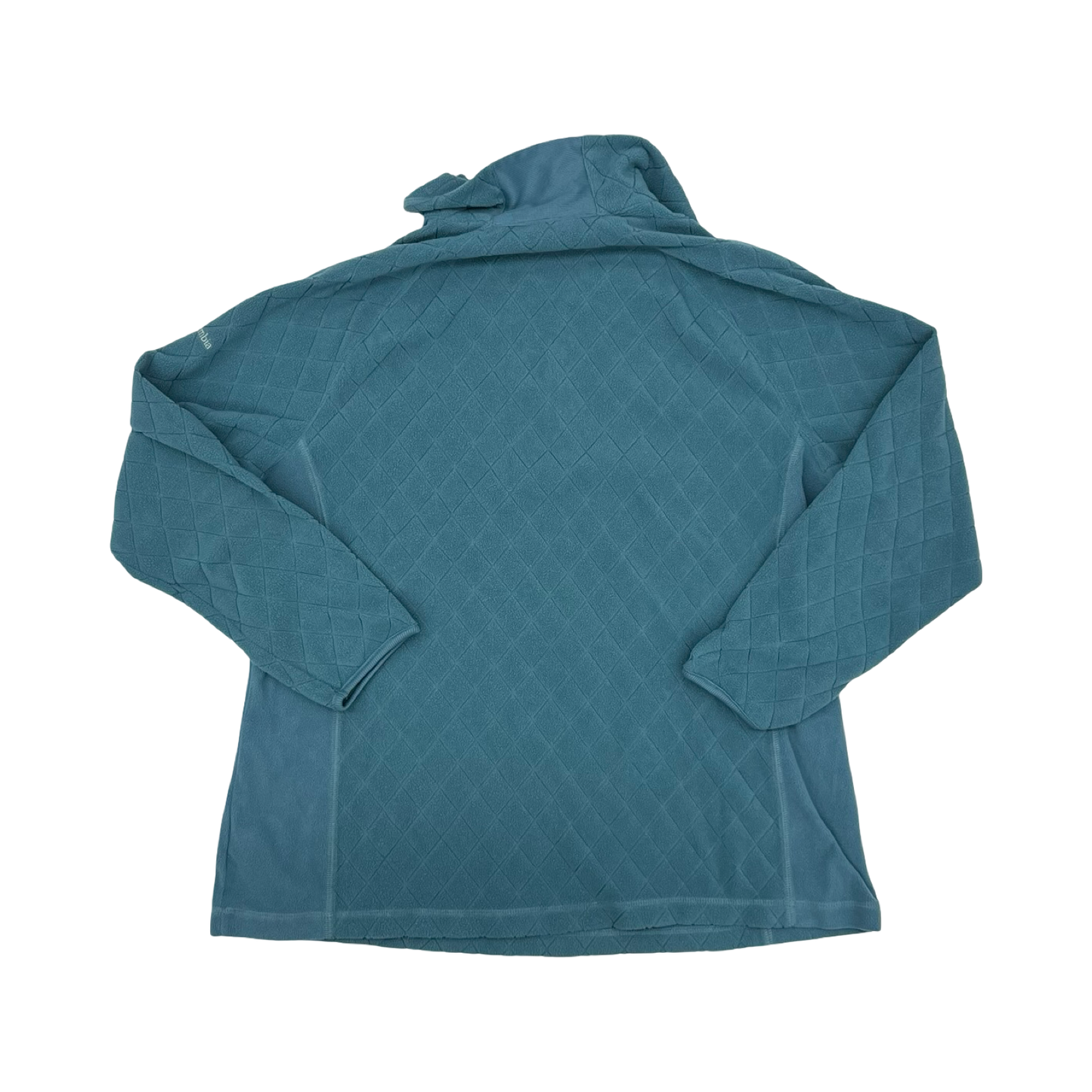 Athletic Top Ls Collar By Columbia In Blue, Size:1X