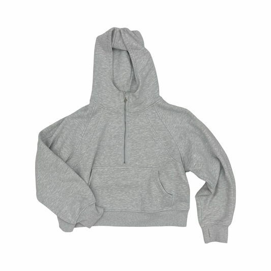 Sweatshirt Hoodie By Clothes Mentor In Grey, Size:Xl