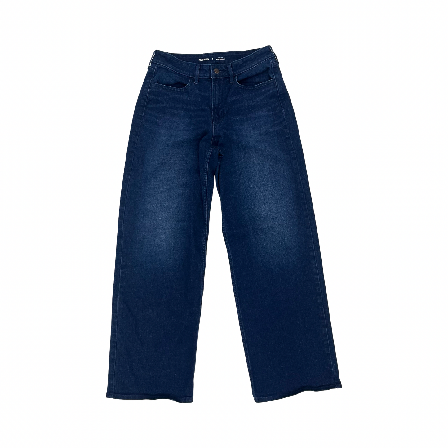 Jeans Wide Leg By Old Navy In Blue Denim, Size:6