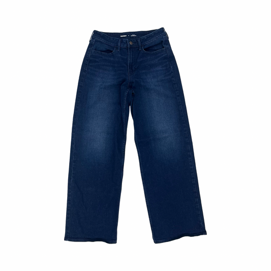 Jeans Wide Leg By Old Navy In Blue Denim, Size:6