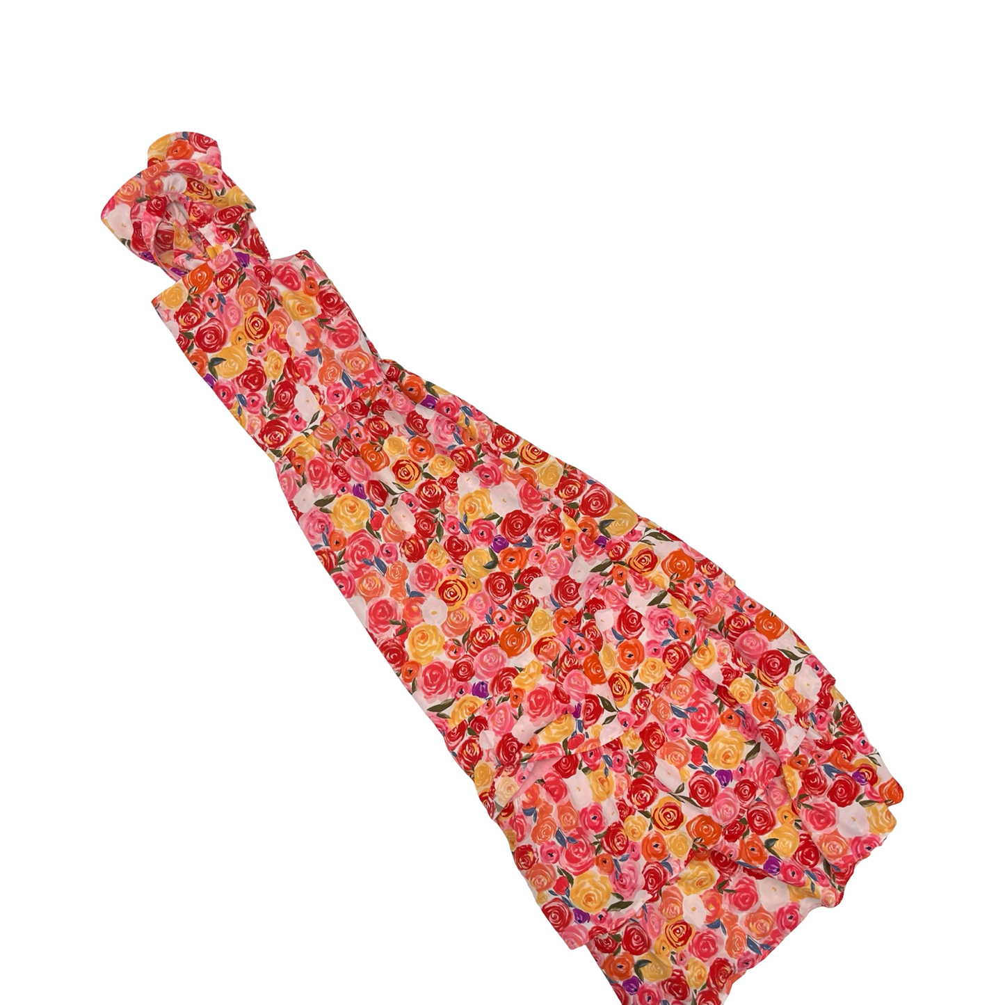 Dress Party Midi By Cmf In Floral Print, Size:M