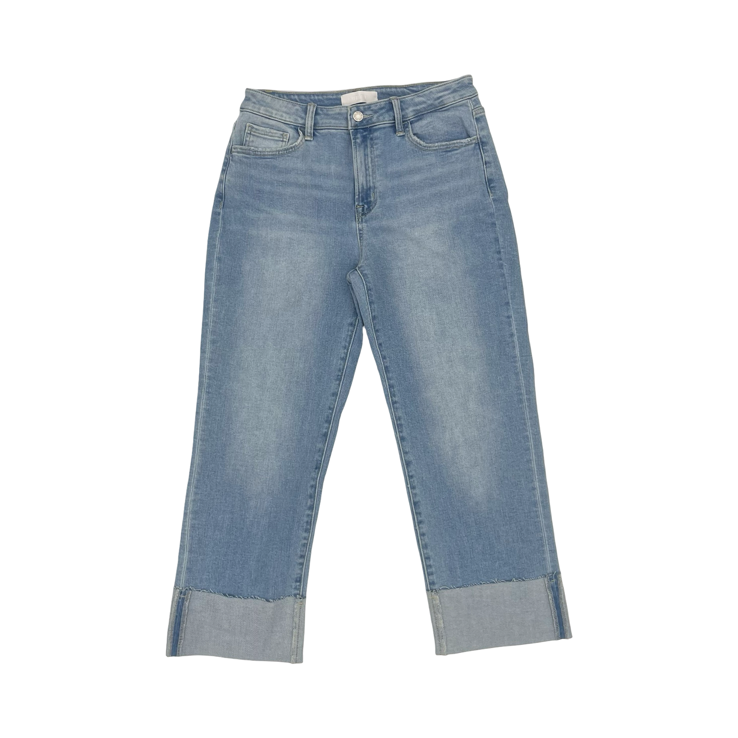 Jeans Straight By Vervet In Blue Denim, Size:8