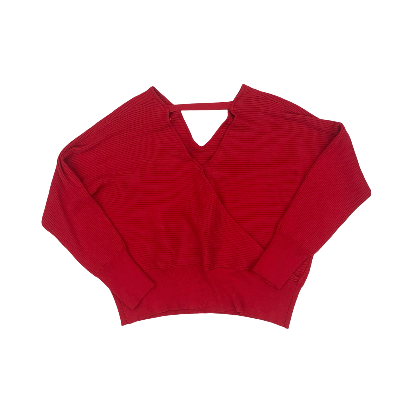 Sweater By Clothes Mentor In Red, Size:Xl
