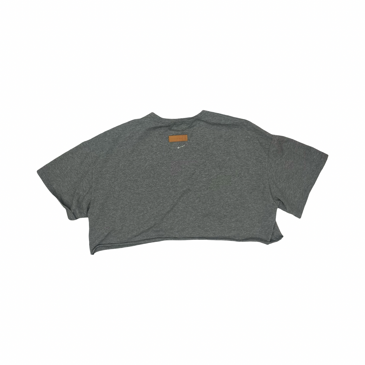 Athletic Top Ss By Clothes Mentor In Grey, Size:2X