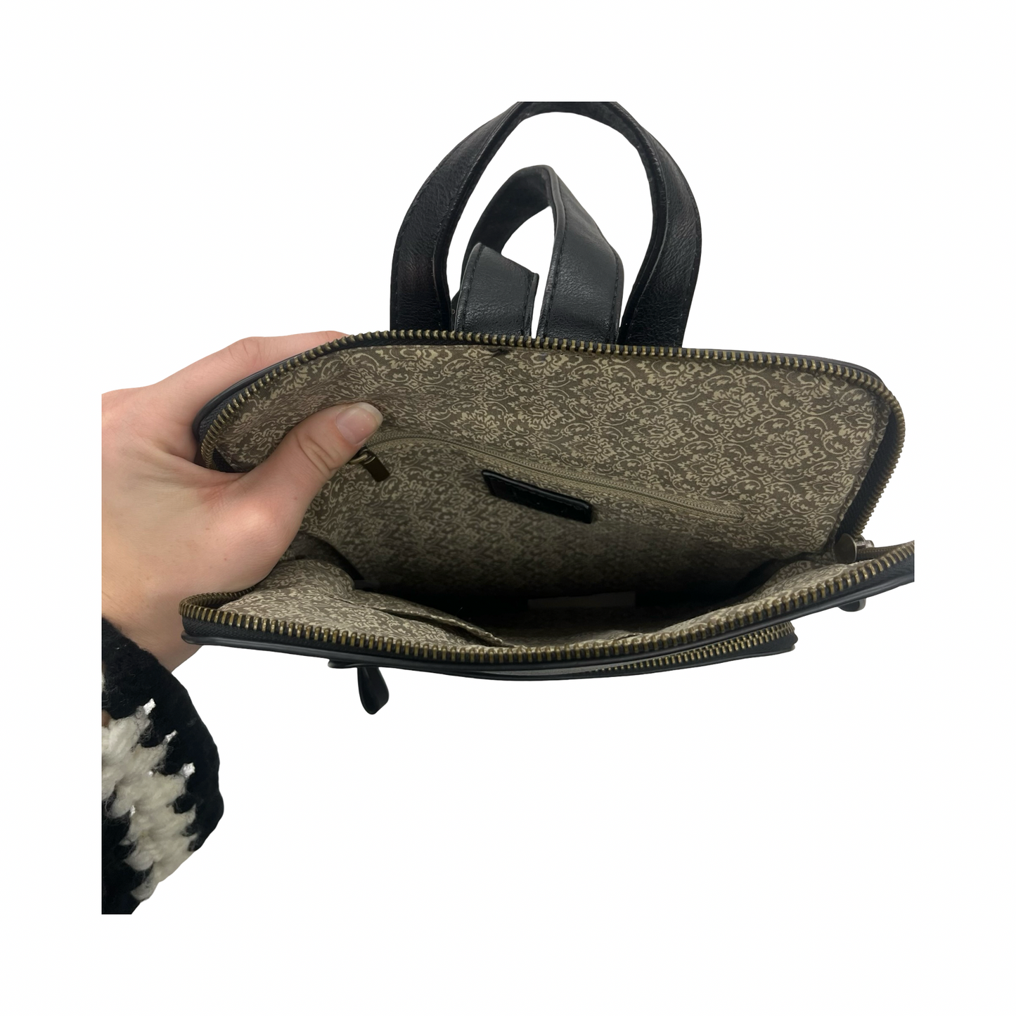 Backpack By Joy Susan In Black, Size:Small