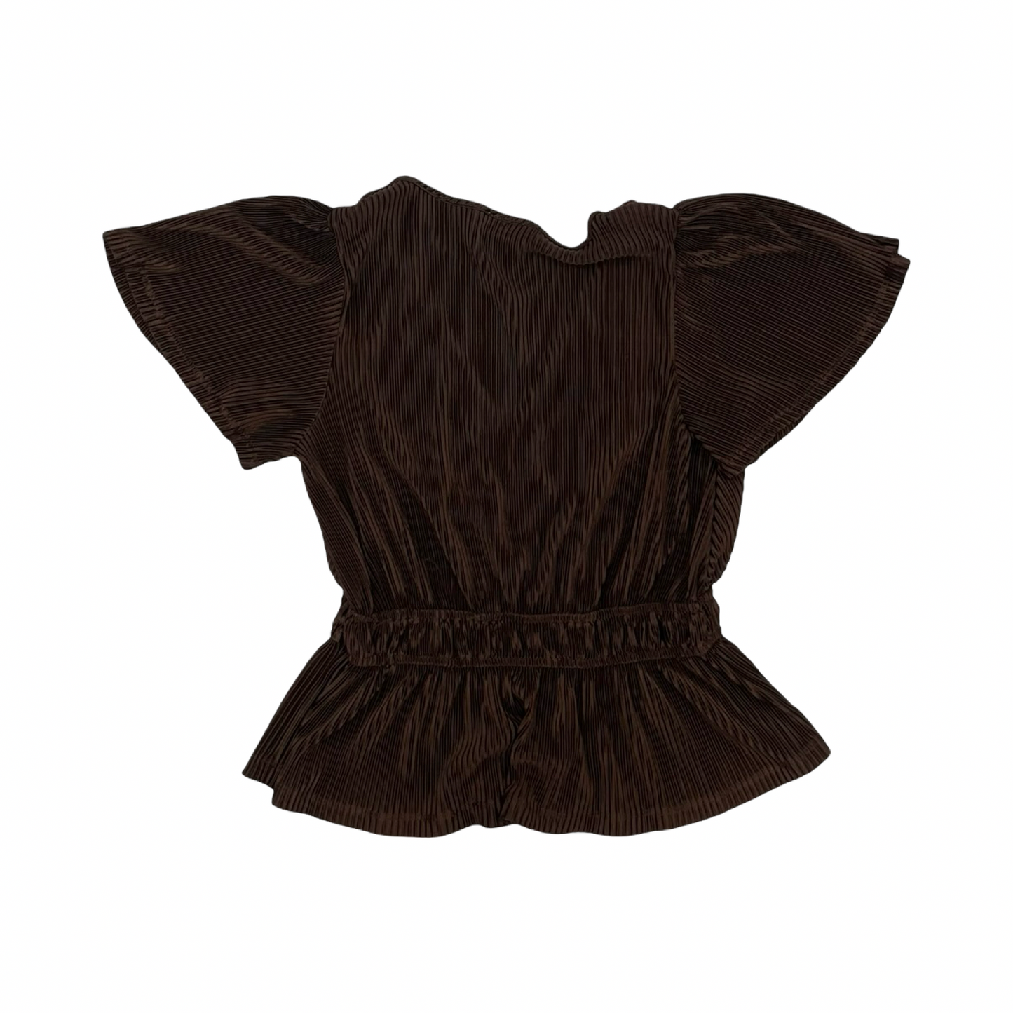 Blouse Ss By Clothes Mentor In Brown, Size:L