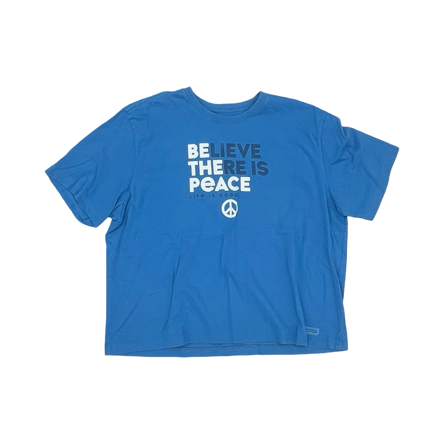 Top Ss By Life Is Good In Blue, Size:Xxl