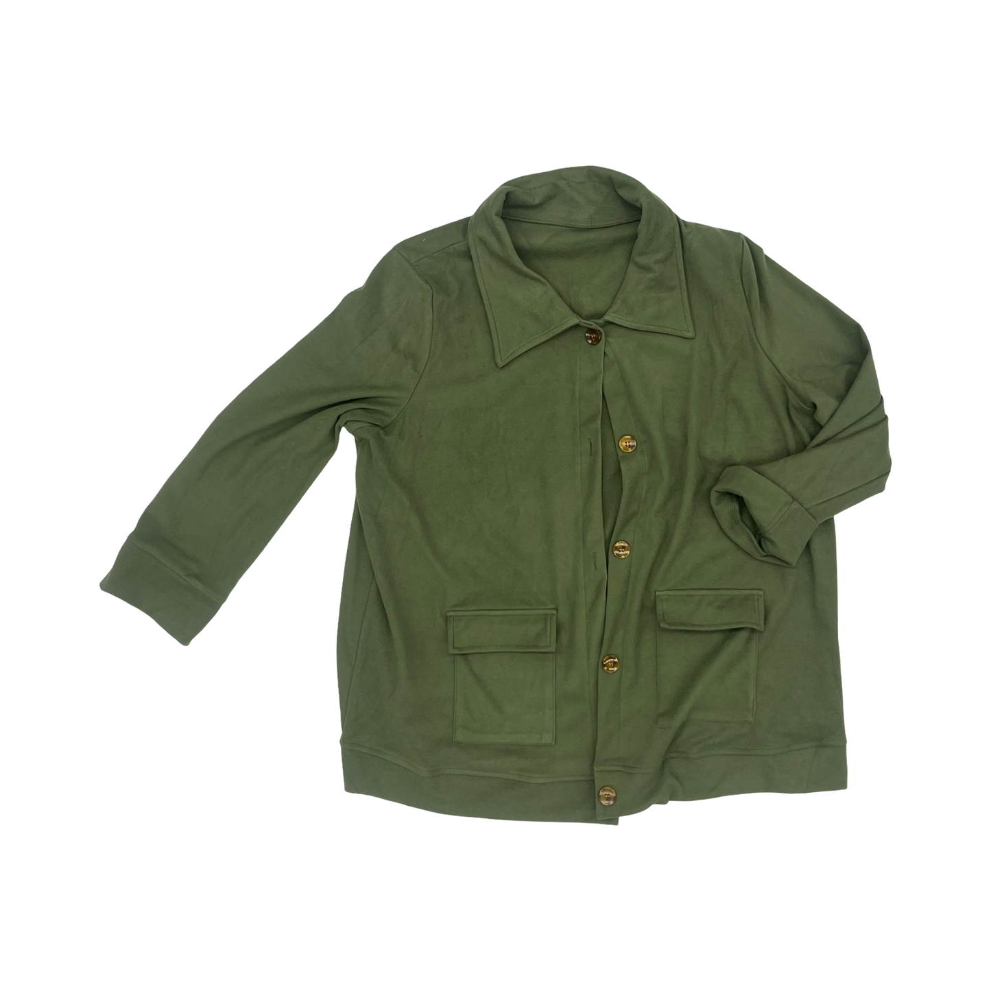 Jacket Shirt By Cmf In Green, Size:Xl