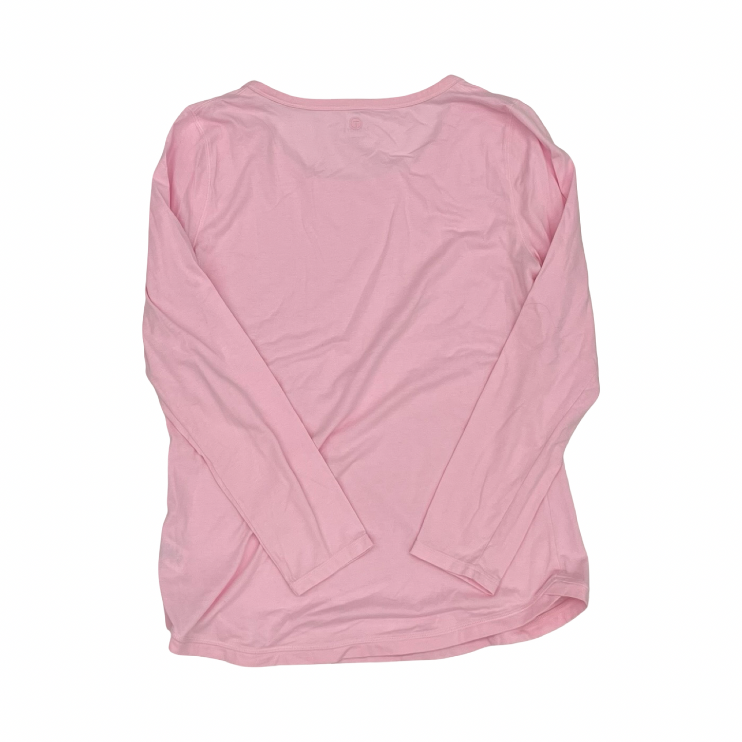 Top Ls Basic By Talbots In Pink, Size:L