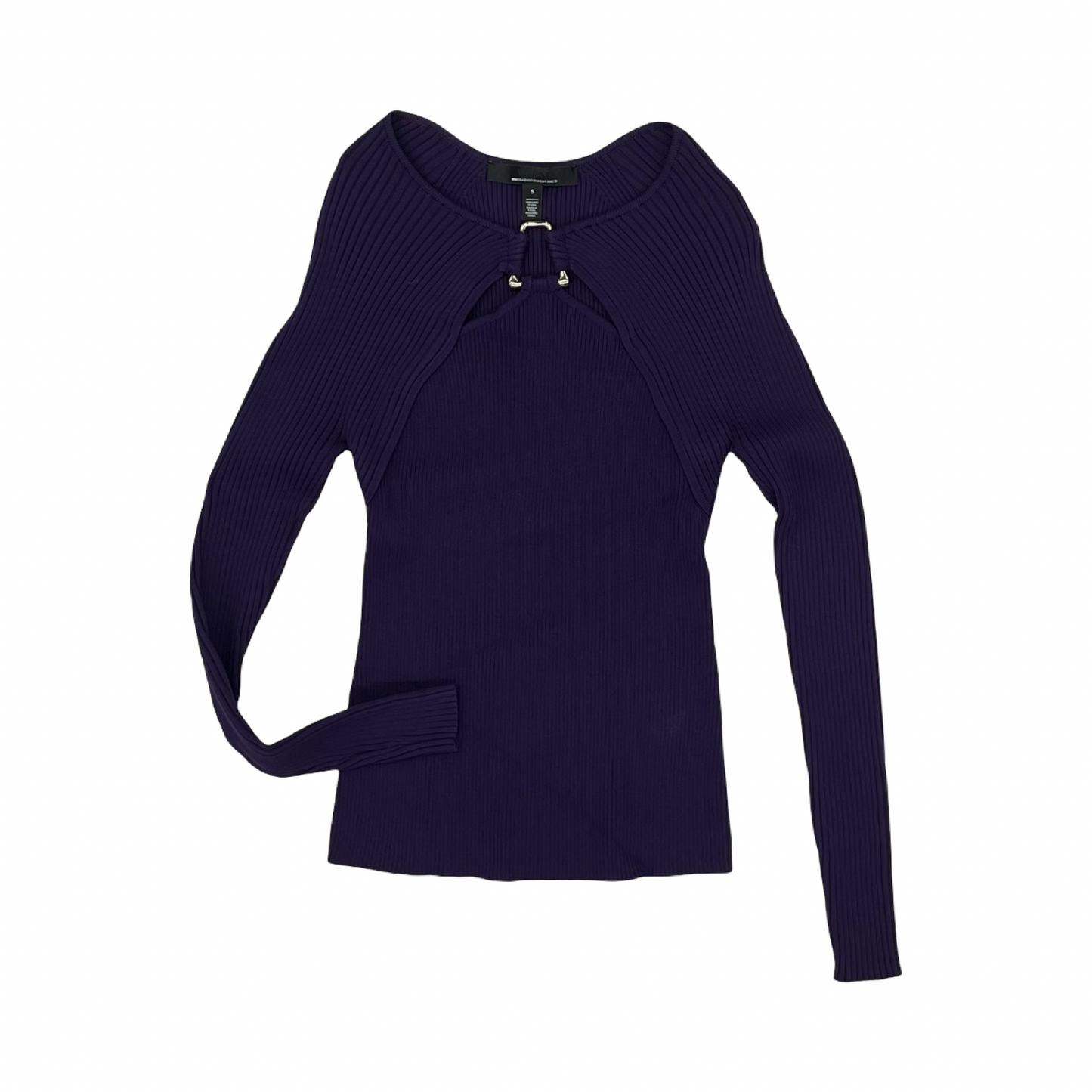 Blouse Ls By White House Black Market In Purple, Size:S