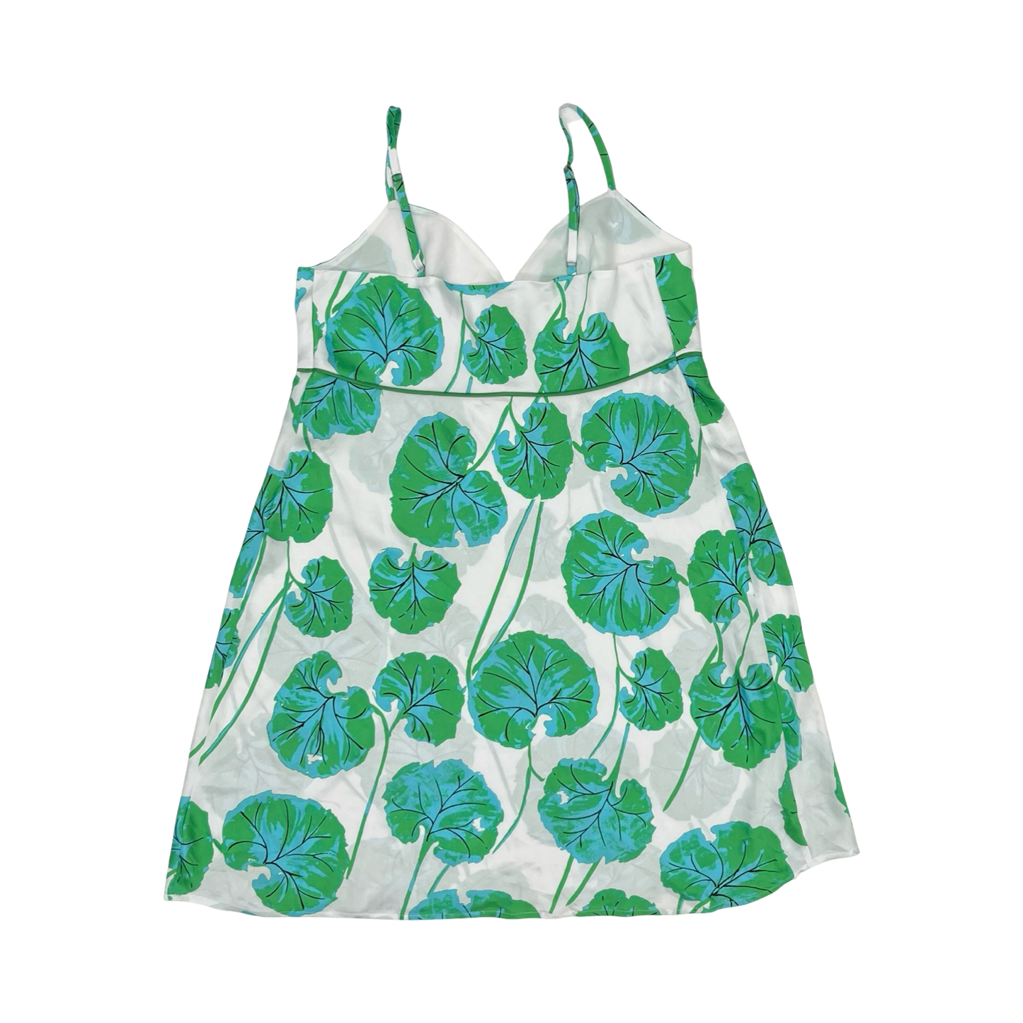 Dress Designer By Diane Von Furstenberg In Green & White, Size:Xxl