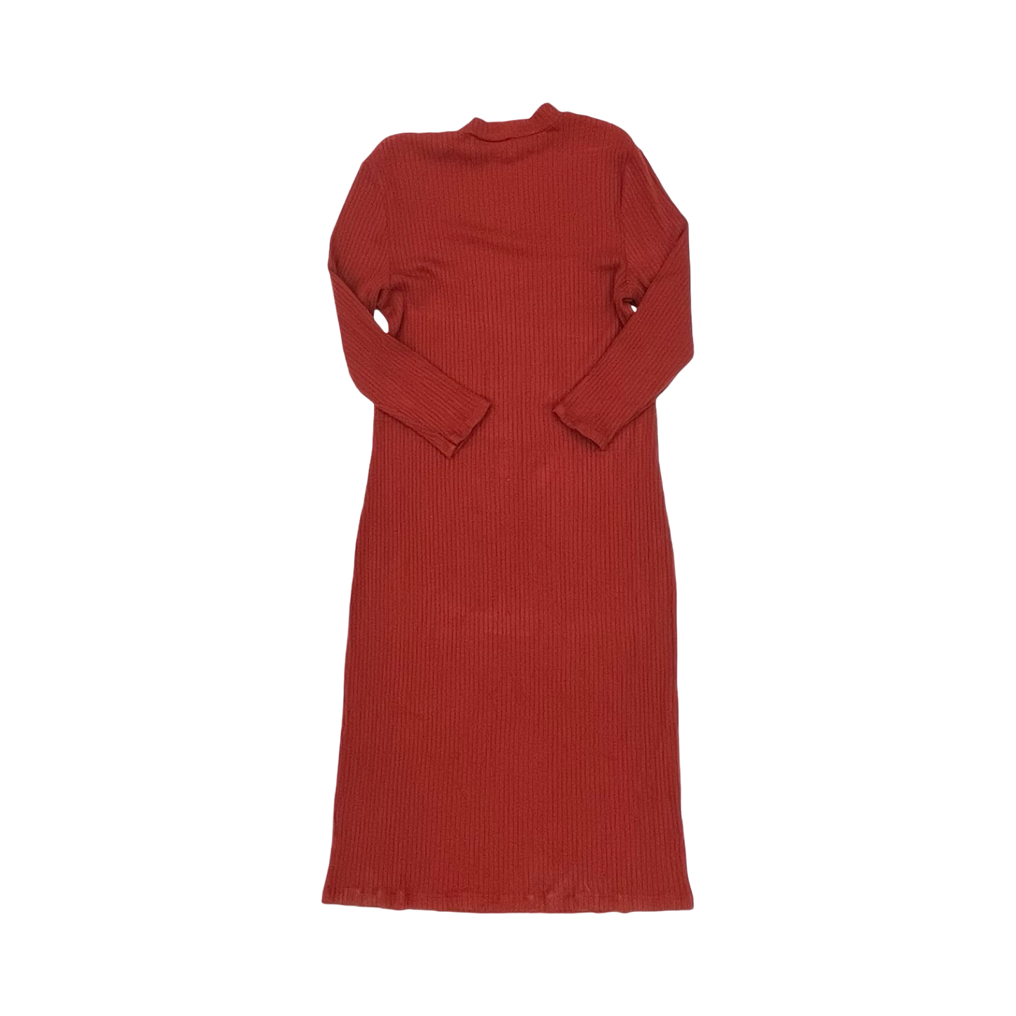 Dress Casual Midi By A New Day In Orange, Size:Xl