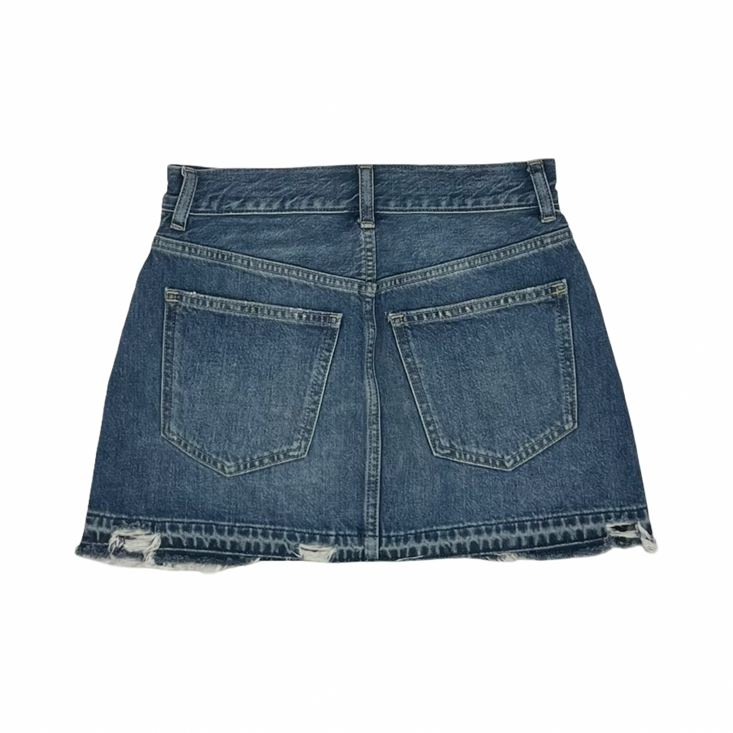 Skirt Mini & Short By Madewell In Blue Denim, Size:0