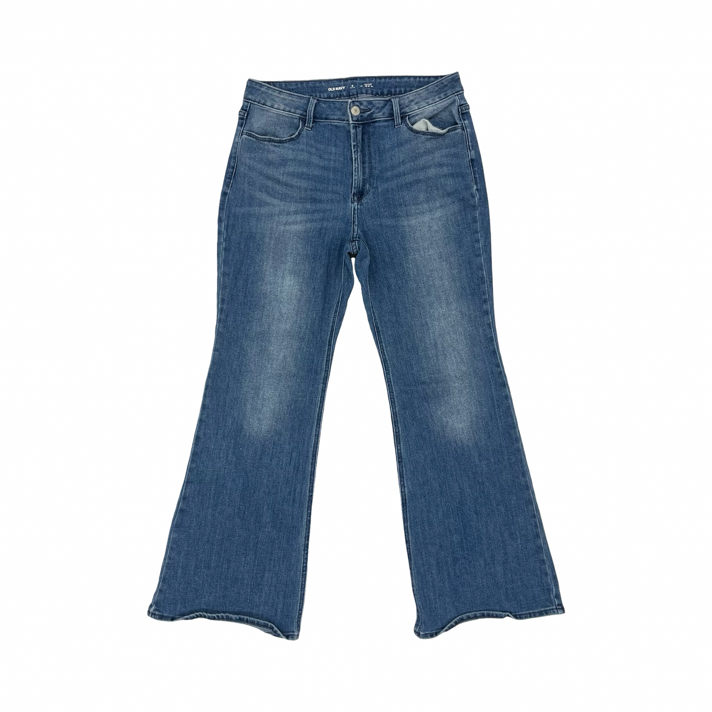 Jeans Flared By Old Navy In Blue Denim, Size:8P