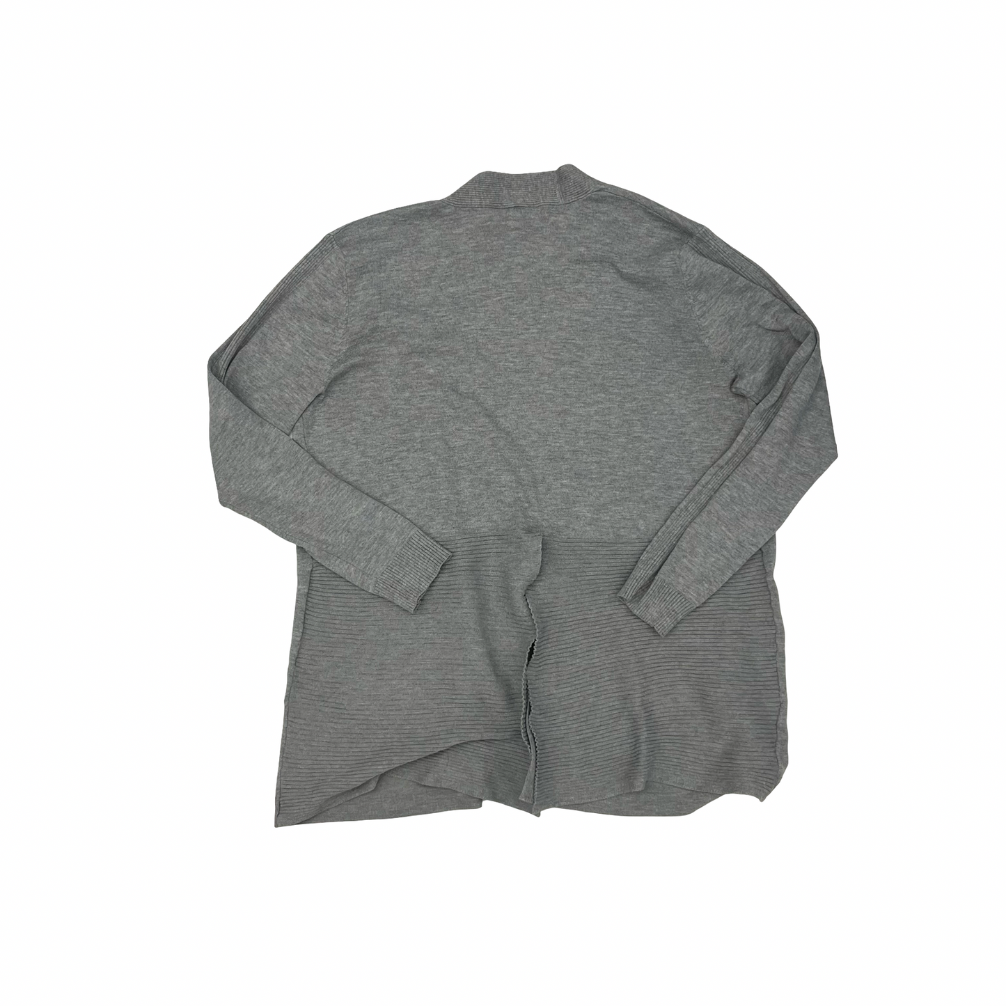 Sweater Cardigan By Time And Tru In Grey, Size:L