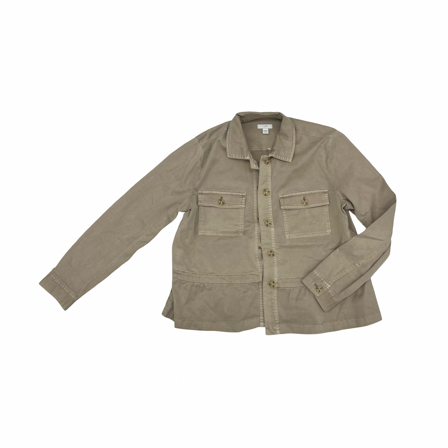 Jacket Other By J. Jill In Tan, Size:S