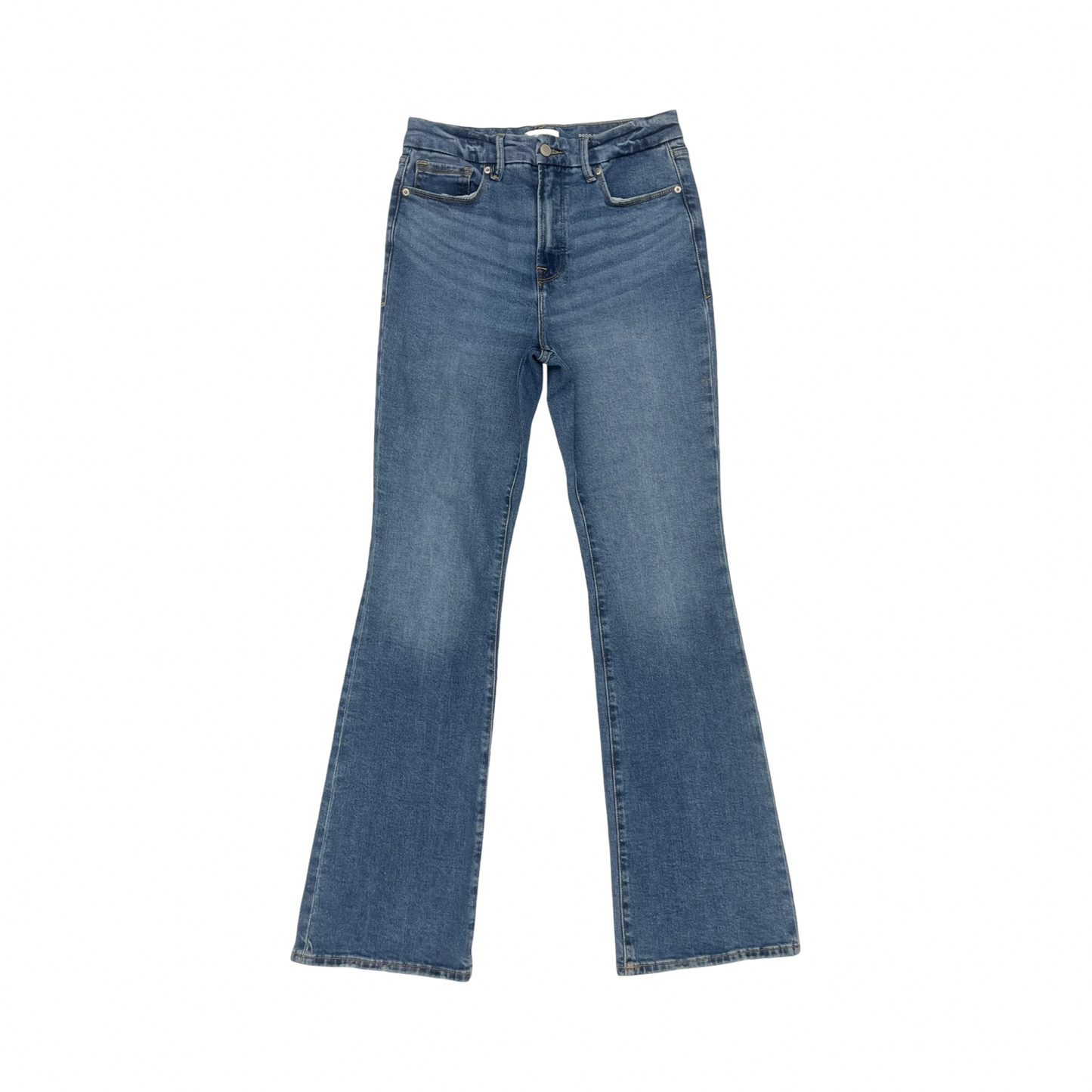 Jeans Boot Cut By Good American In Blue Denim, Size:6