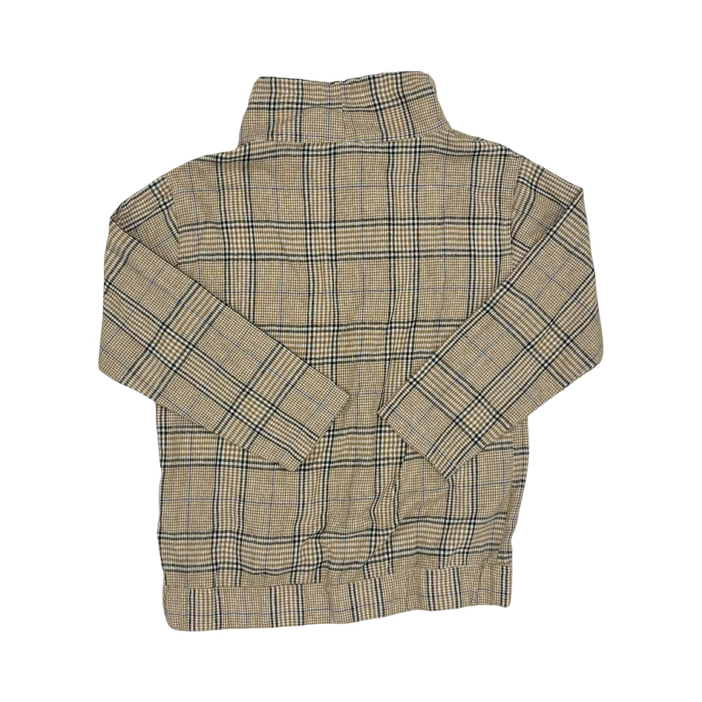 Top Ls By Entro In Plaid Pattern, Size:S