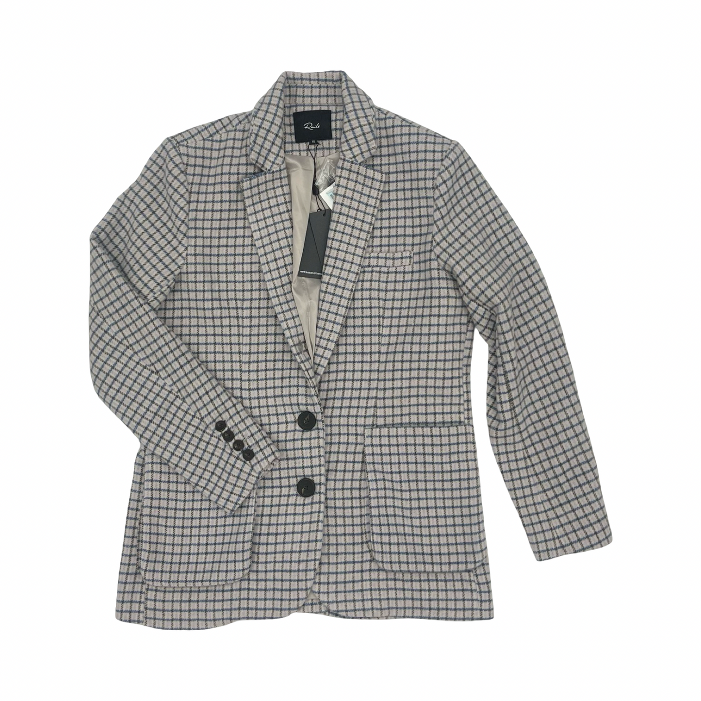 Blazer By Rails In Blue & Pink, Size:Xs