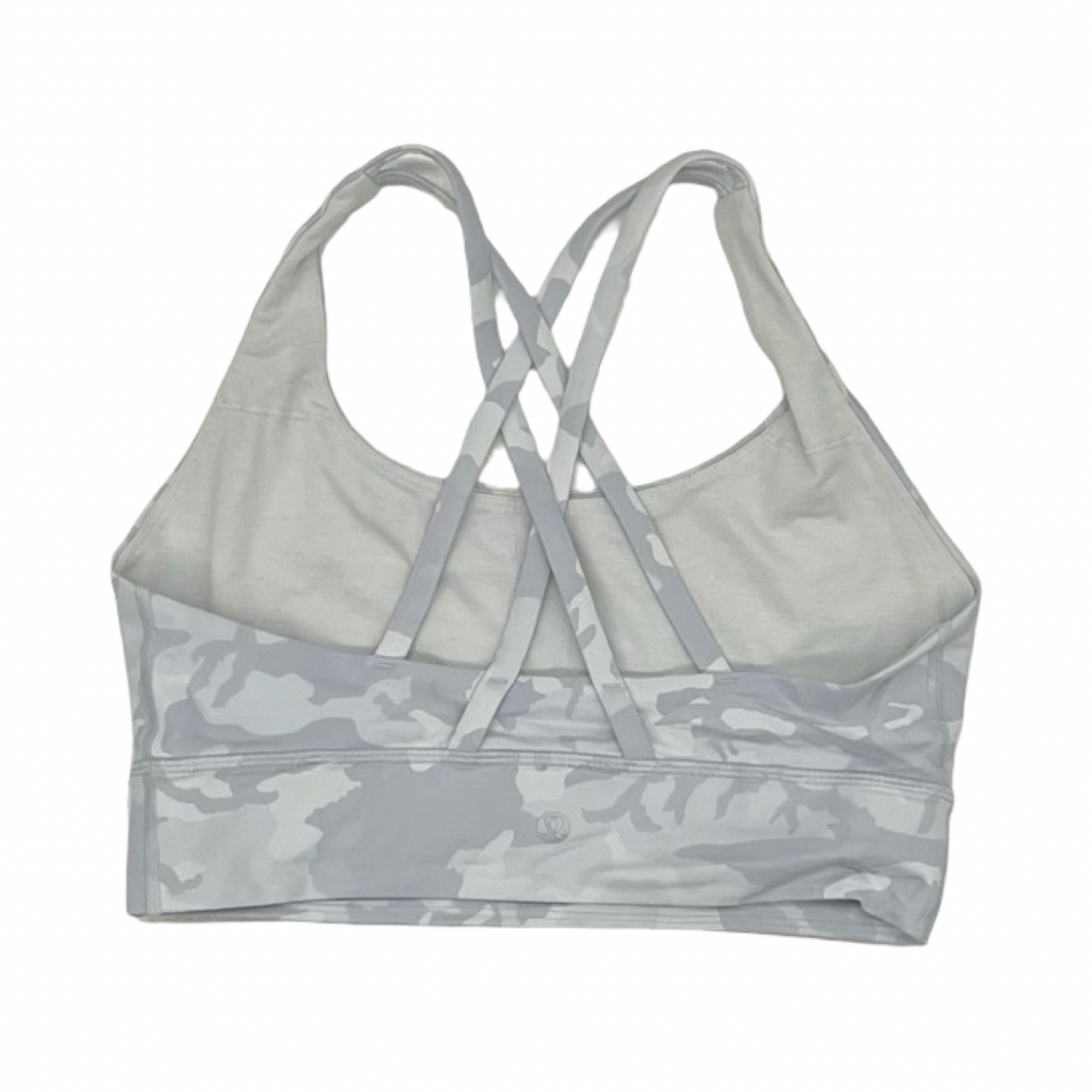 Athletic Bra By Lululemon In Camouflage Print, Size:M