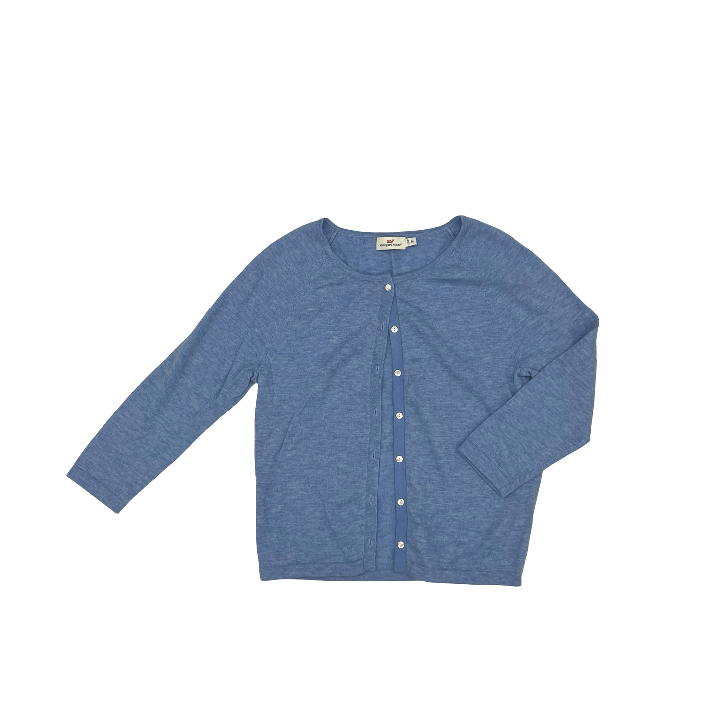 Sweater Cardigan By Vineyard Vines In Blue, Size:M