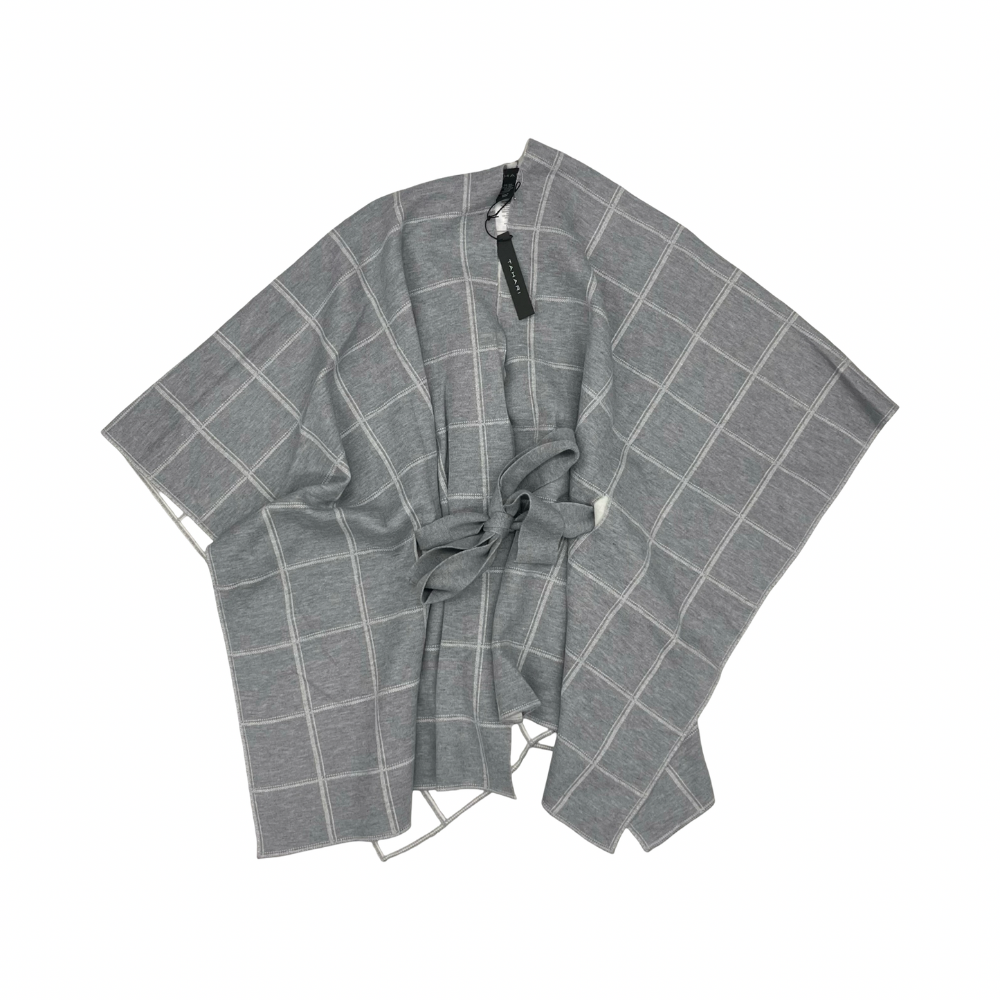 Shawl By Tahari In Grey, Size:Osfm